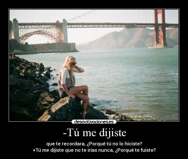 -Tú me dijiste - 