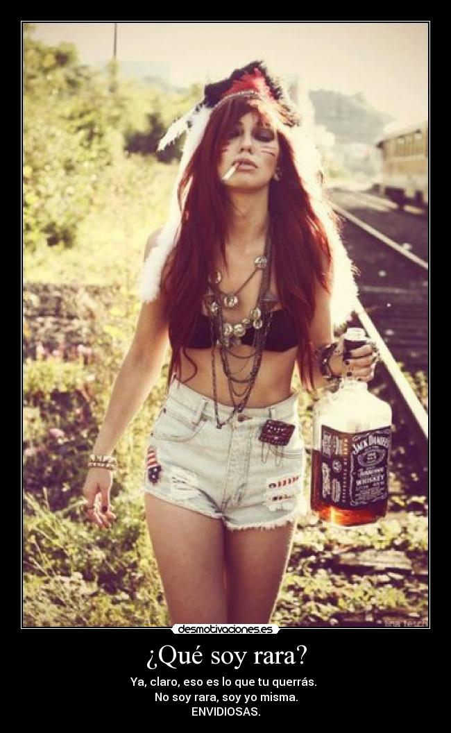 ¿Qué soy rara? -