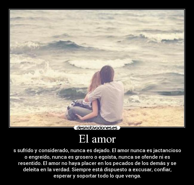 El amor -