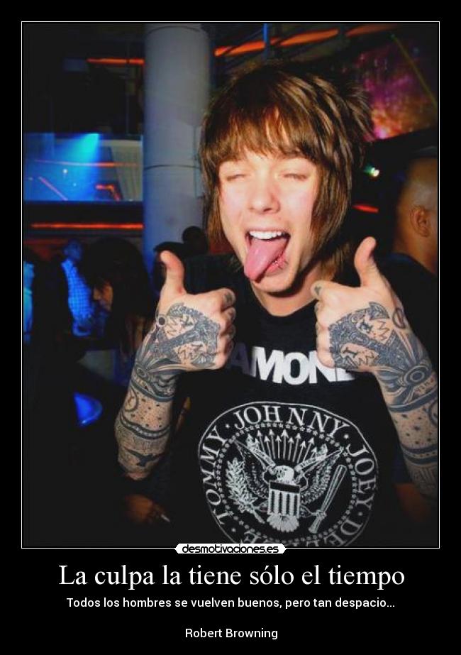 La culpa la tiene sólo el tiempo - 