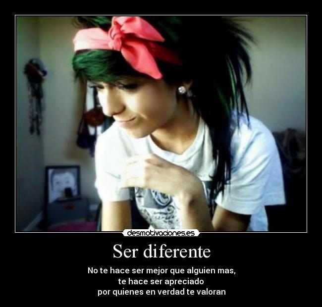 Ser diferente -