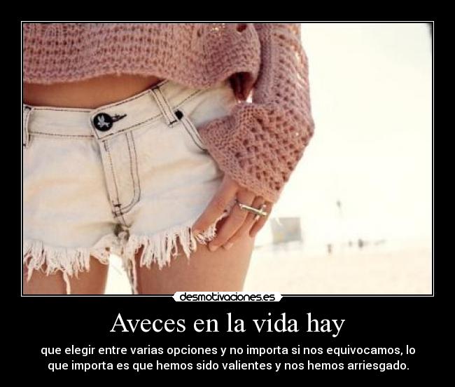 Aveces en la vida hay - 