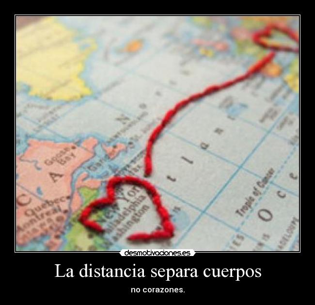 La distancia separa cuerpos - 