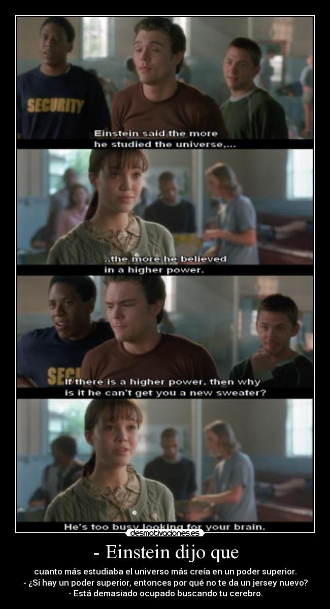 - Einstein dijo que -