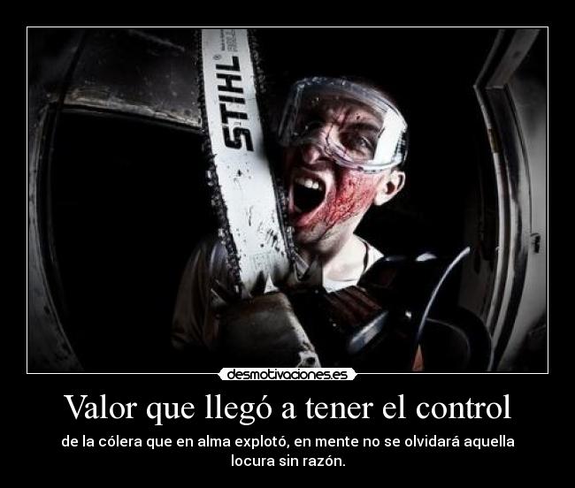 Valor que llegó a tener el control - 