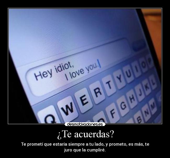 ¿Te acuerdas? -