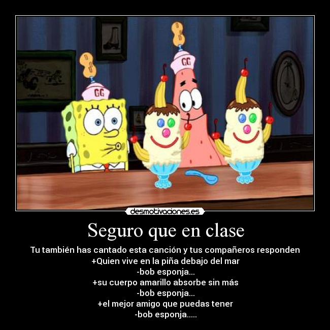 Seguro que en clase -