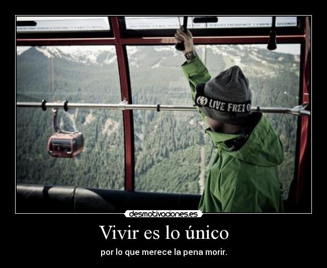 Vivir es lo único -