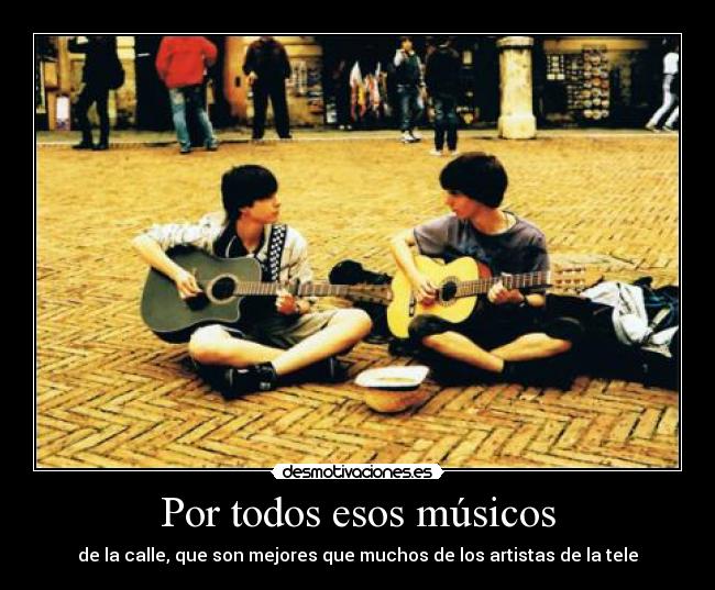 carteles musicos desmotivaciones