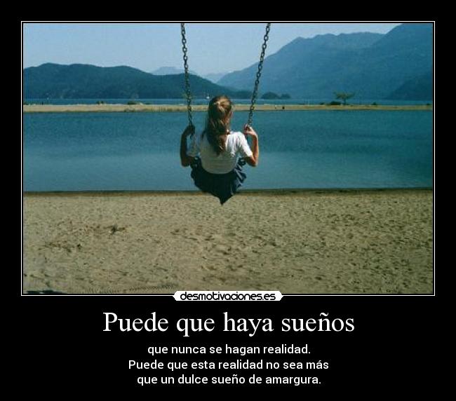 Puede que haya sueños -