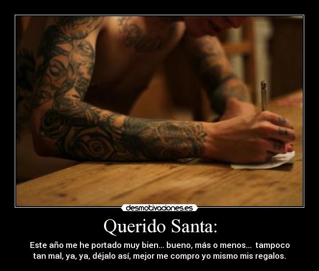 Querido Santa: -
