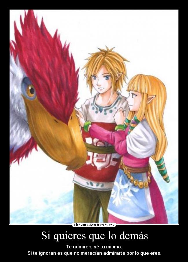 Si quieres que lo demás - 