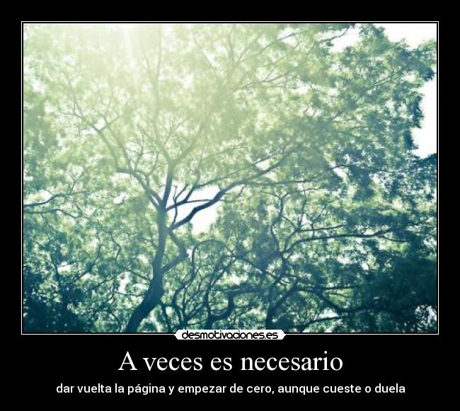 A veces es necesario - 