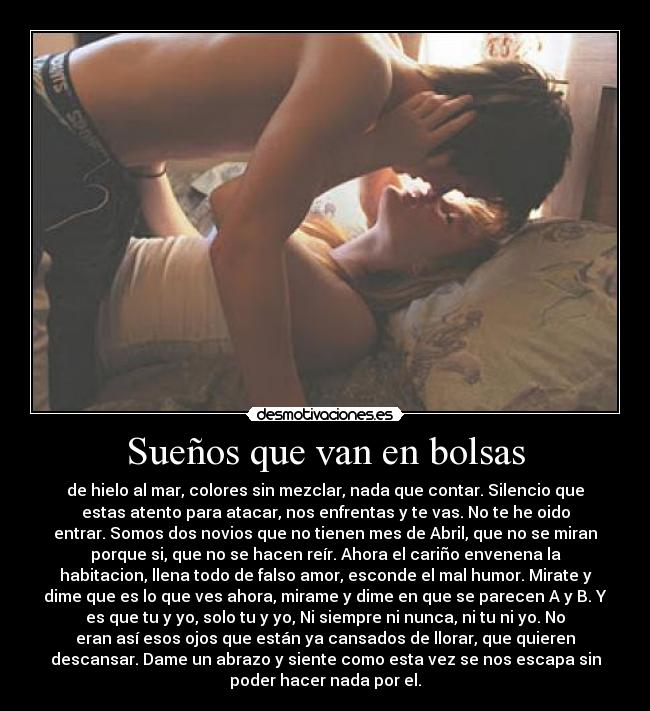 Sueños que van en bolsas - 
