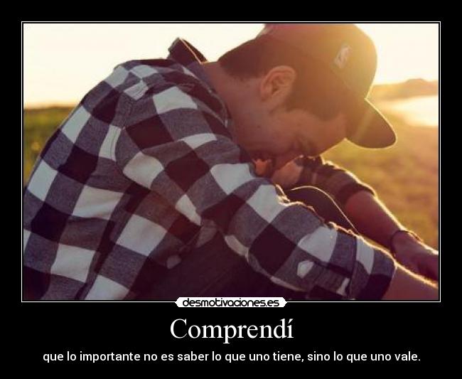 Comprendí -