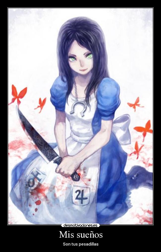 carteles alice madness returns desmotivaciones