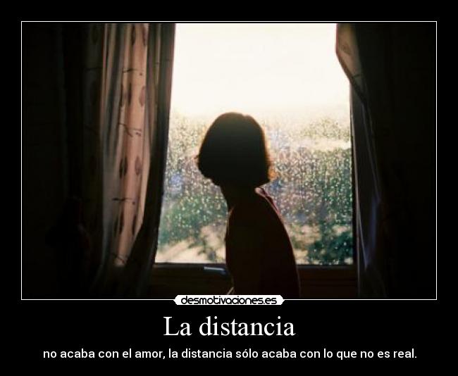 La distancia -