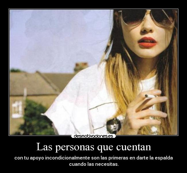 Las personas que cuentan - 