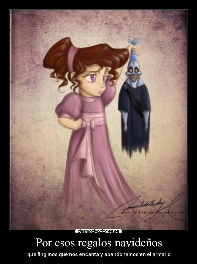 carteles regalos navidad disco desmotivaciones