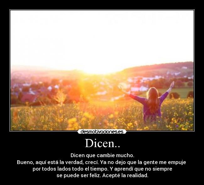 Dicen.. -
