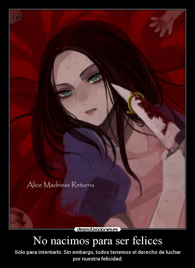 carteles alice madness returns desmotivaciones