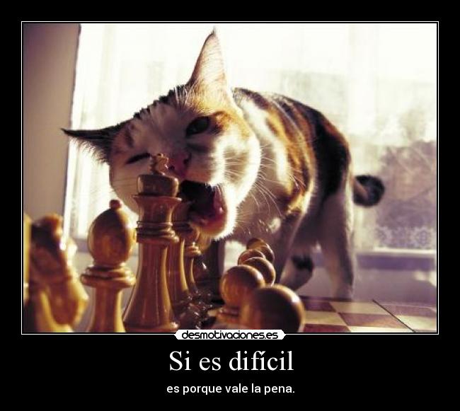Si es difícil -
