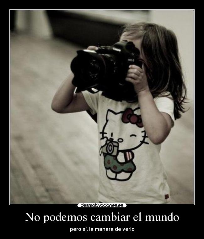 No podemos cambiar el mundo -
