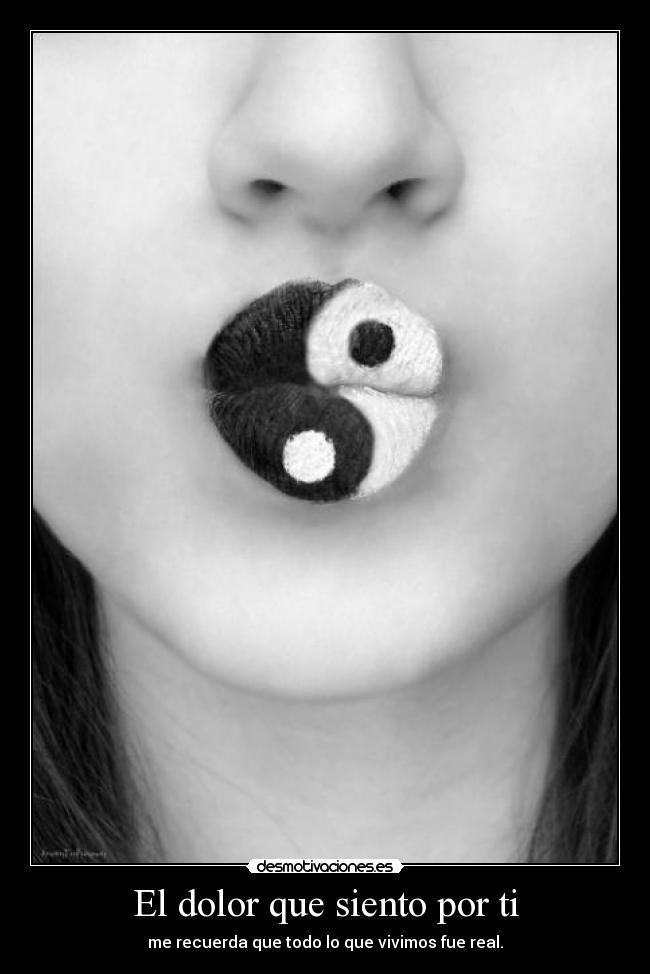 El dolor que siento por ti -