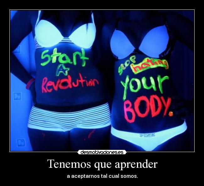 Tenemos que aprender -