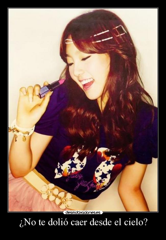 ¿No te dolió caer desde el cielo? -