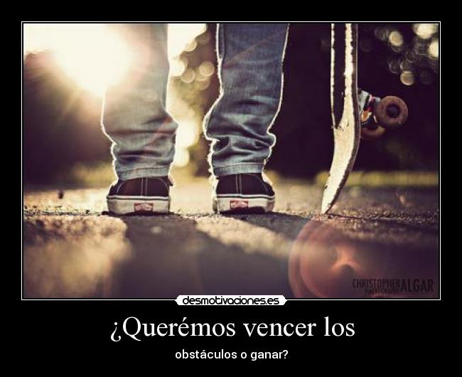 ¿Querémos vencer los -