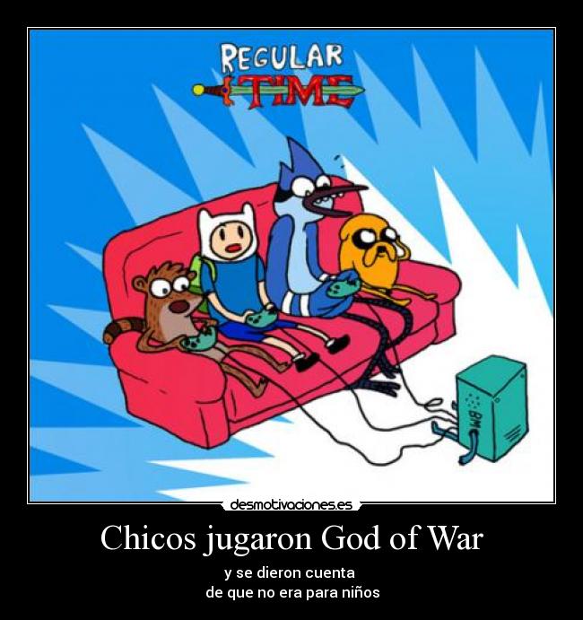 Chicos jugaron God of War - y se dieron cuenta 
de que no era para niños