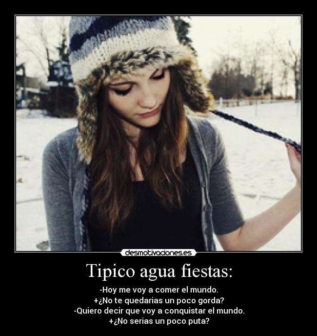 Tipico agua fiestas: - 