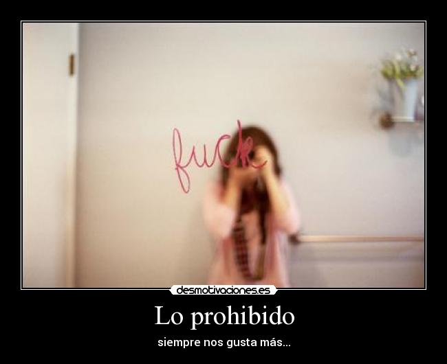 Lo prohibido - 