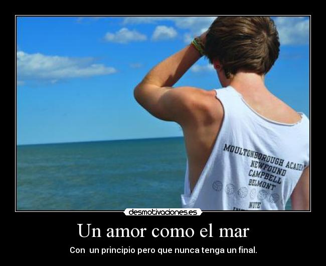 Un amor como el mar -