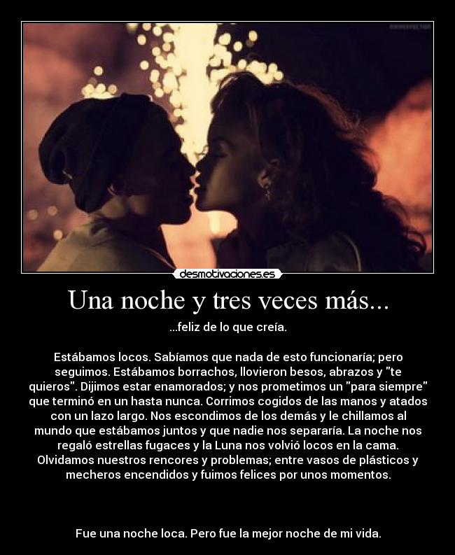 Una noche y tres veces más... - 