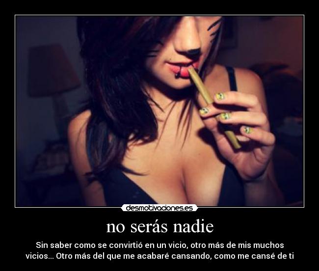 no serás nadie - 