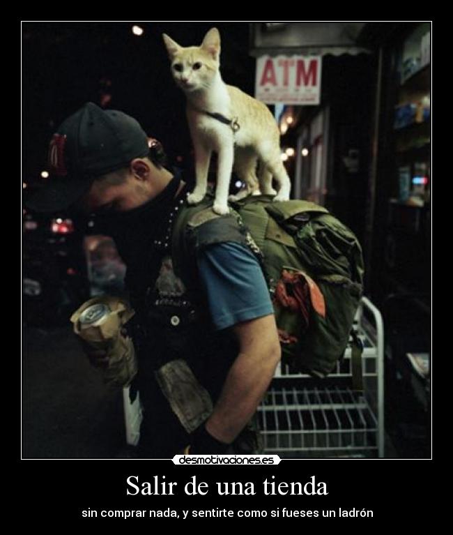 Salir de una tienda - 