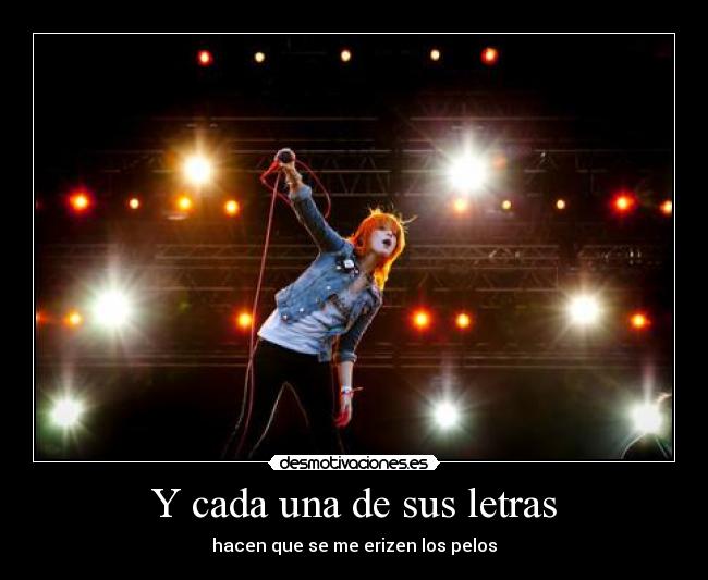 Y cada una de sus letras -