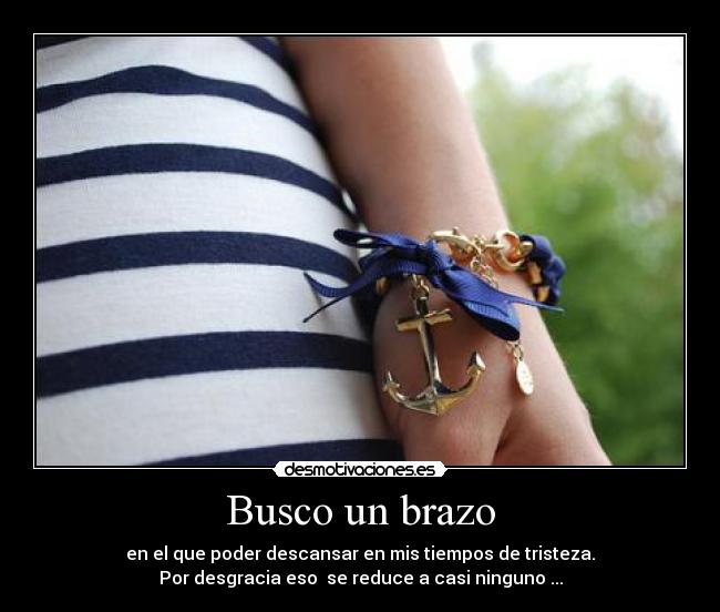 Busco un brazo - 