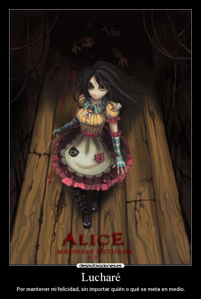 carteles alice madness returns desmotivaciones