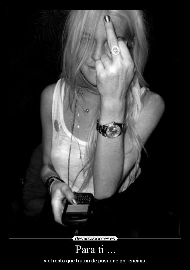 Para ti ... -