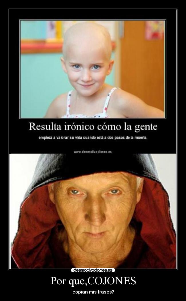 carteles saw muerte cancer vivir desmotivaciones