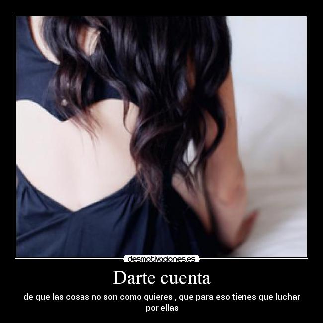 Darte cuenta - 