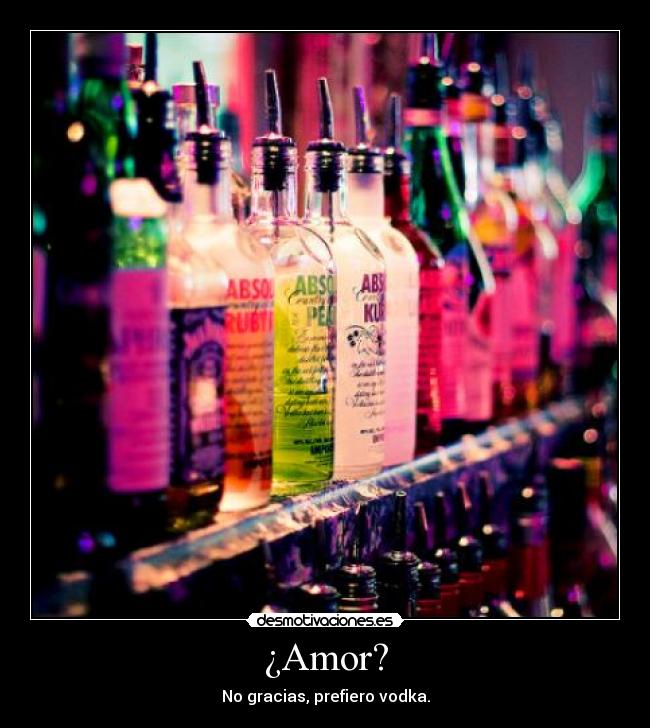 ¿Amor? -