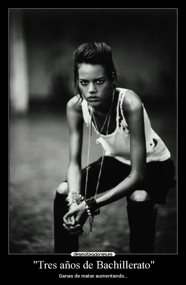 Tres años de Bachillerato -