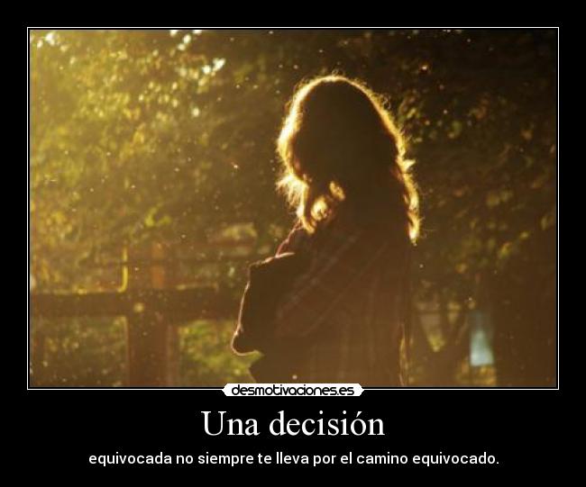 Una decisión - 