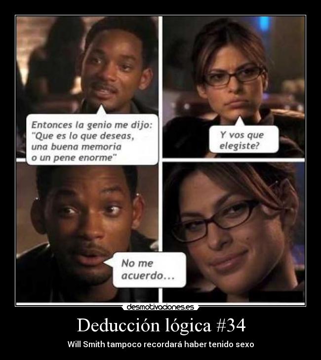 carteles sexo will smith deduccion desmotivaciones