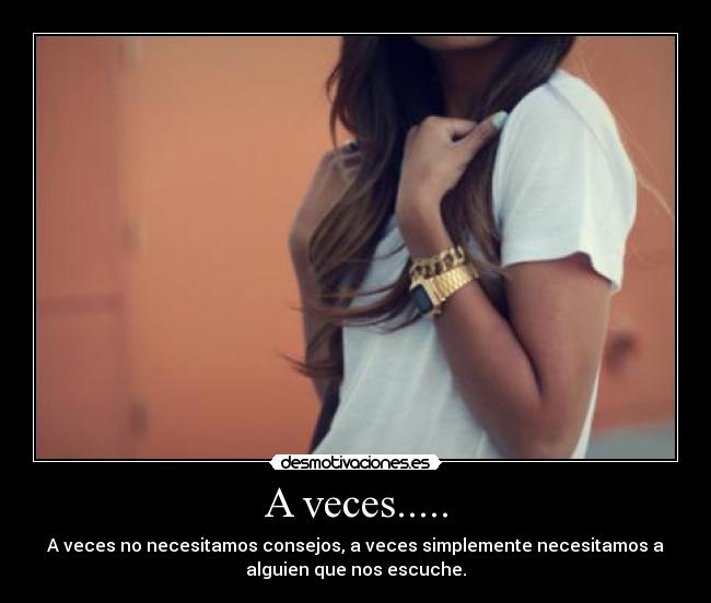 A veces..... -