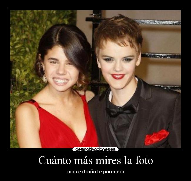 Cuánto más mires la foto -